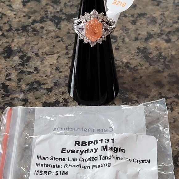 Bomb Party RBP6131 HALO "Everyday Magic" Tangerine Ice Crystal Sz 6 - Picture 5 of 5